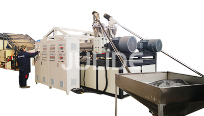 PVC coil door mat/printing mat production line